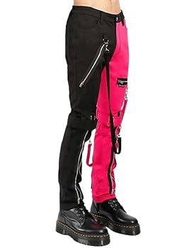 【TRIPP NYC】2Way Buggy Bondage Pants Y2K Rare Tripp NYC Bondage Baggy Goth Rave Grunge Black